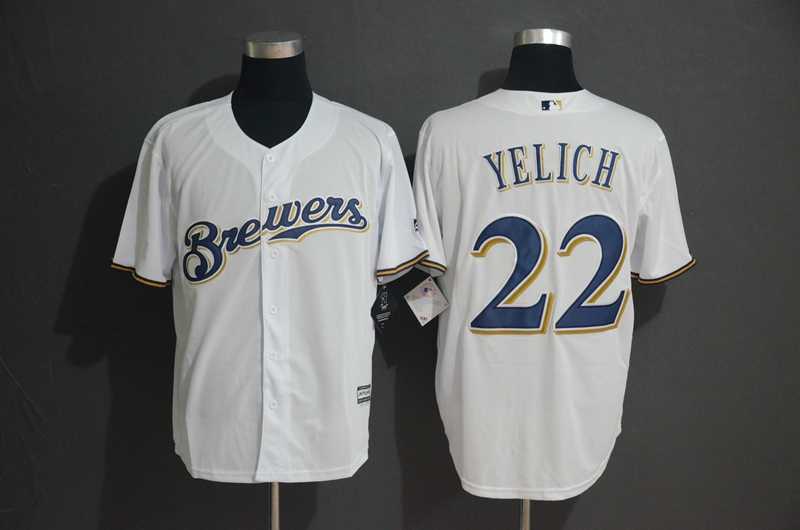 Brewers 22 Christian Yelich White Cool Base Jersey (2),We sell and wholesale Brewers 22 Christian Yelich White Cool Base Jersey (2) on line form chian!
